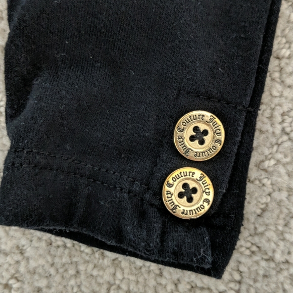 Juicy Couture Baby Black & Gold Polka Dot Outfit - Picture 4 of 9